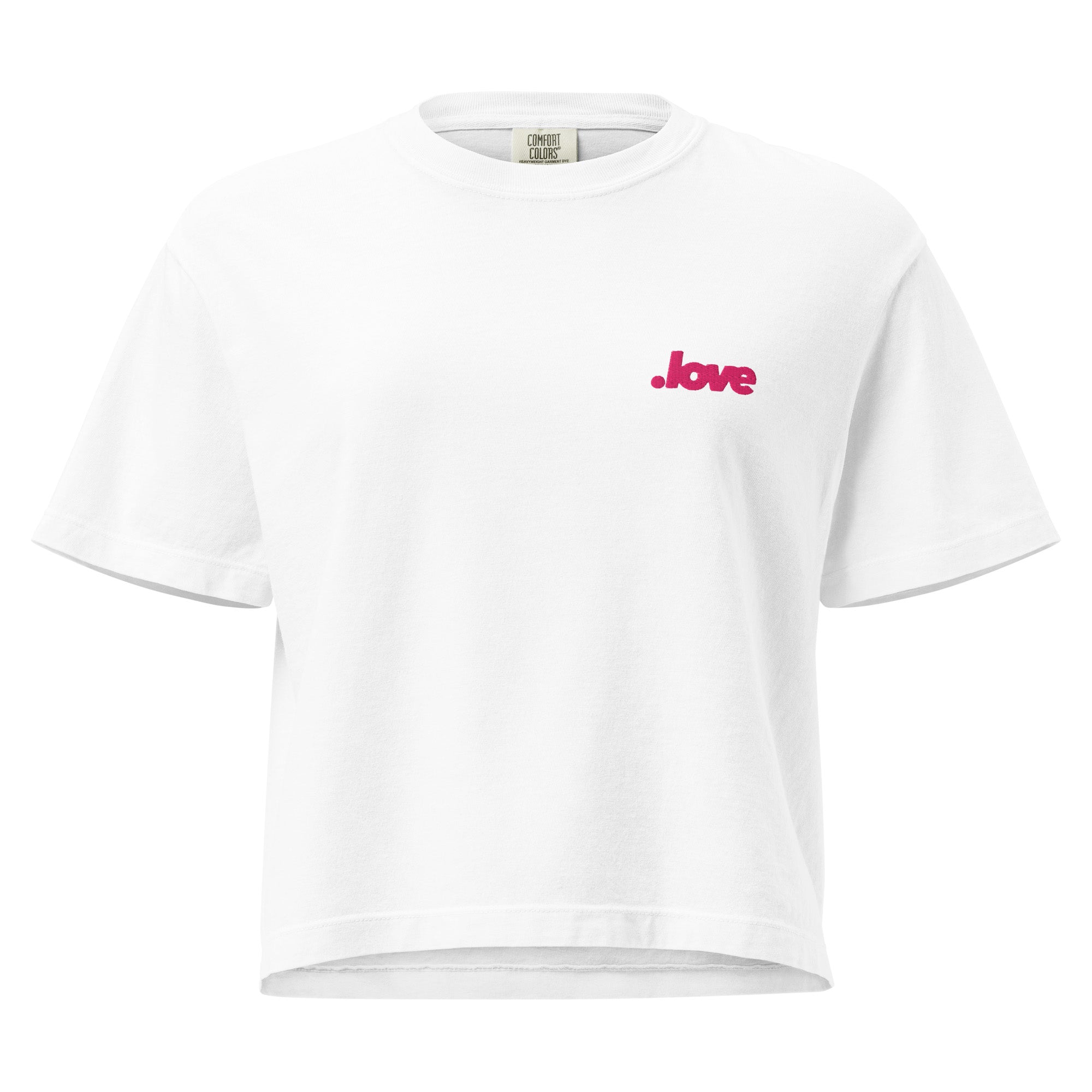 Women’s Embroidered Boxy T-Shirt